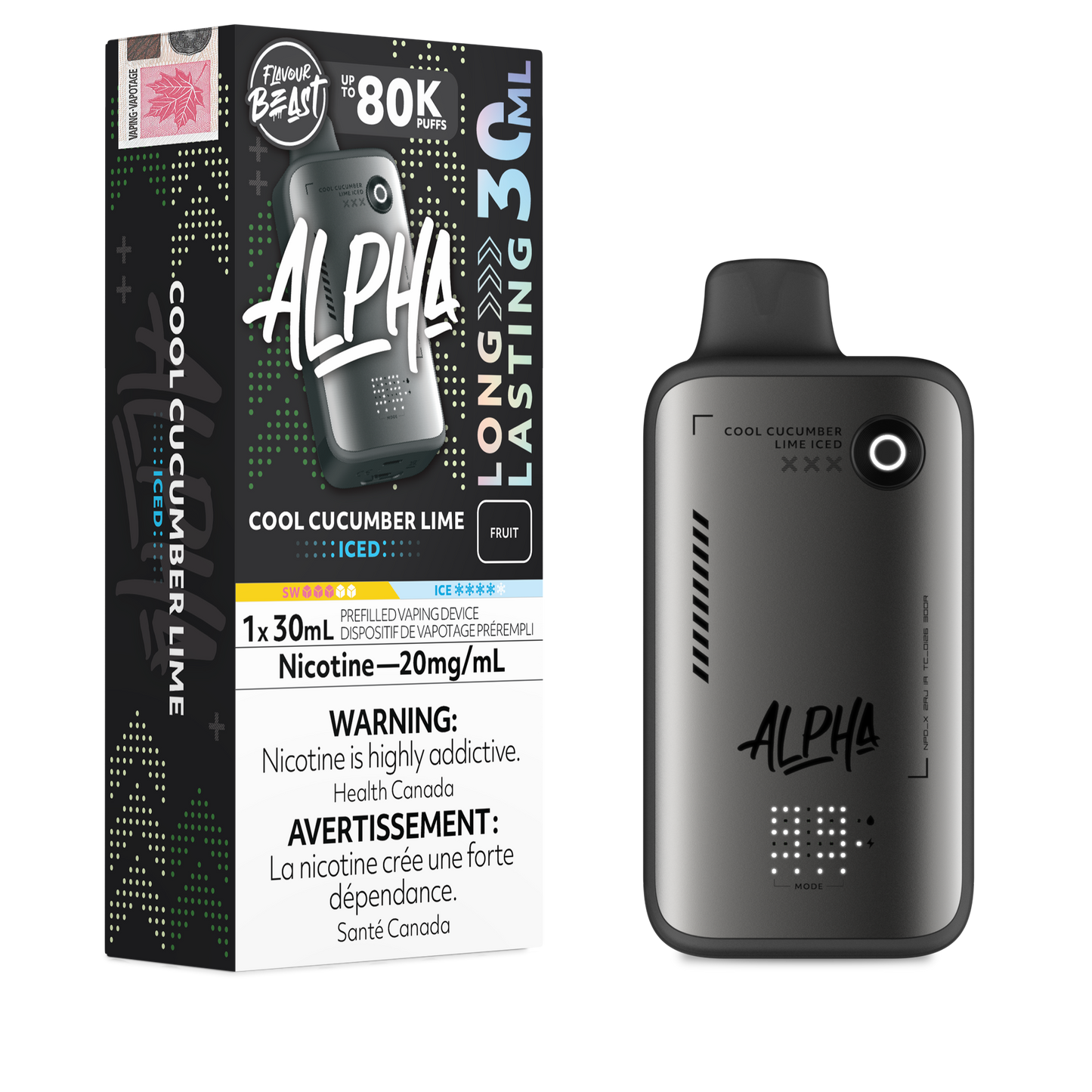 FLAVOUR BEAST ALPHA DISPOSABLE VAPE (ALBERTA)