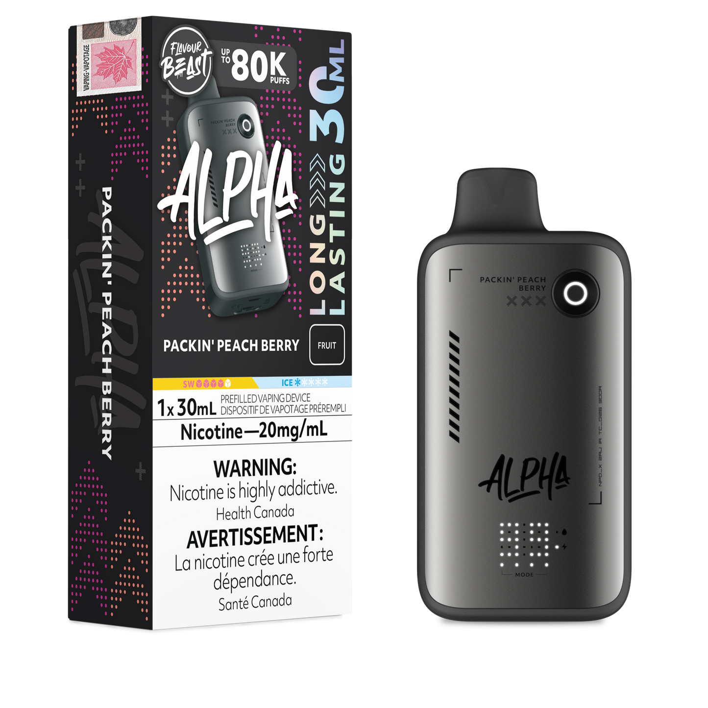 FLAVOUR BEAST ALPHA DISPOSABLE VAPE (ALBERTA)
