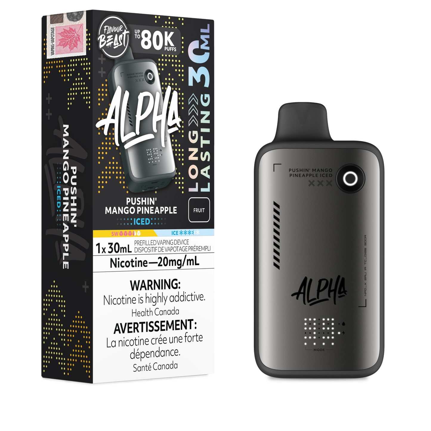 FLAVOUR BEAST ALPHA DISPOSABLE VAPE (ALBERTA)