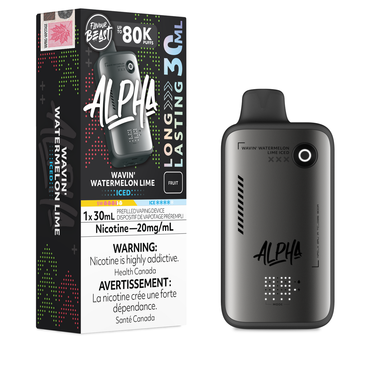 FLAVOUR BEAST ALPHA DISPOSABLE VAPE (ALBERTA)