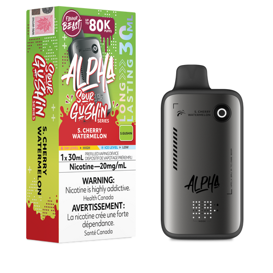 FLAVOUR BEAST ALPHA SOUR GUSHIN SERIES DISPOSABLE VAPE (ALBERTA)