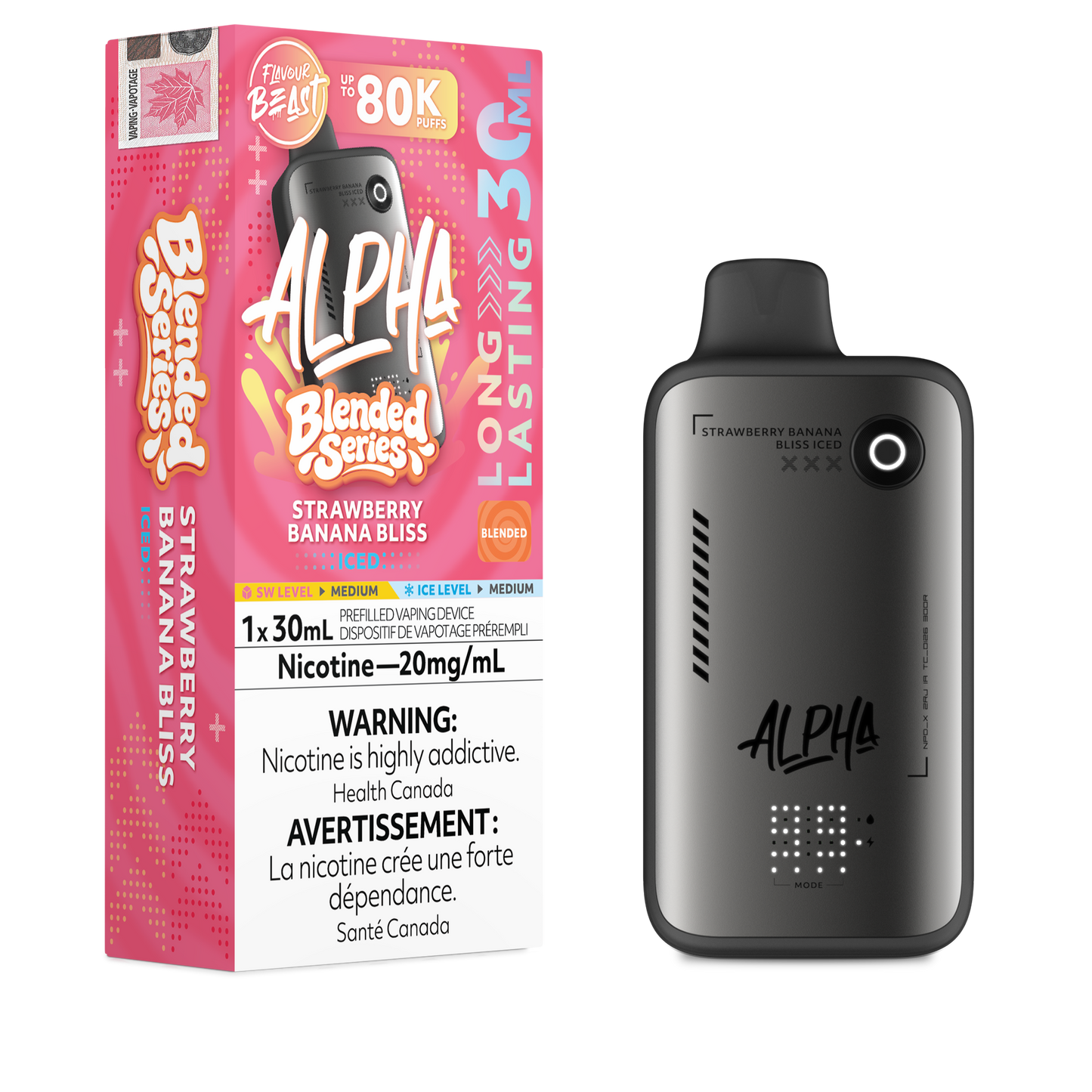 FLAVOUR BEAST ALPHA BLENDED SERIES DISPOSABLE VAPE (ALBERTA)