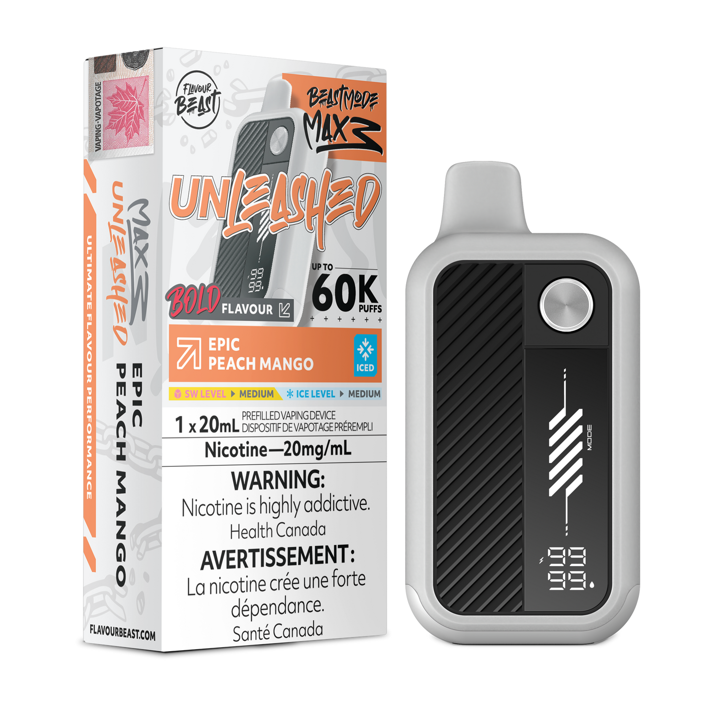 FLAVOUR BEAST BEAST MODE MAX 3 UNLEASHED DISPOSABLE VAPE (ALBERTA)
