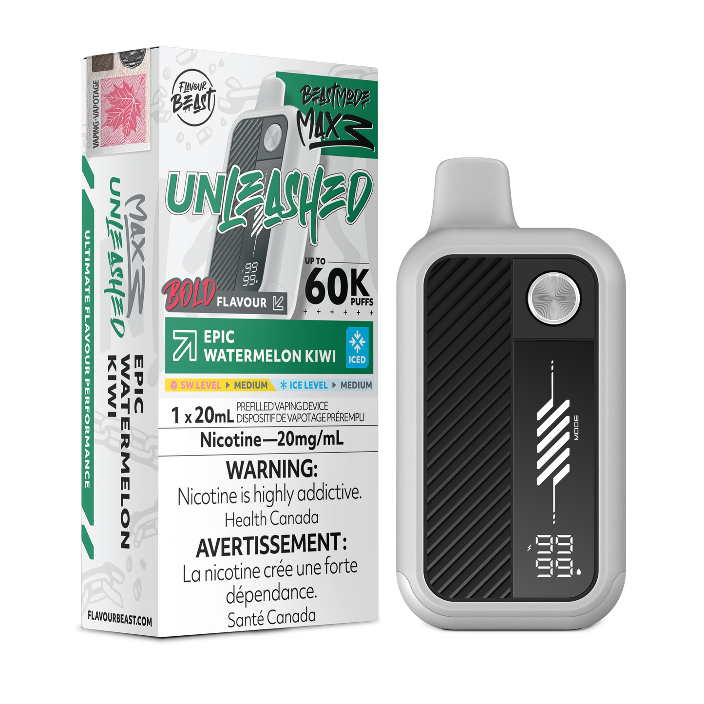 FLAVOUR BEAST BEAST MODE MAX 3 UNLEASHED DISPOSABLE VAPE (ALBERTA)
