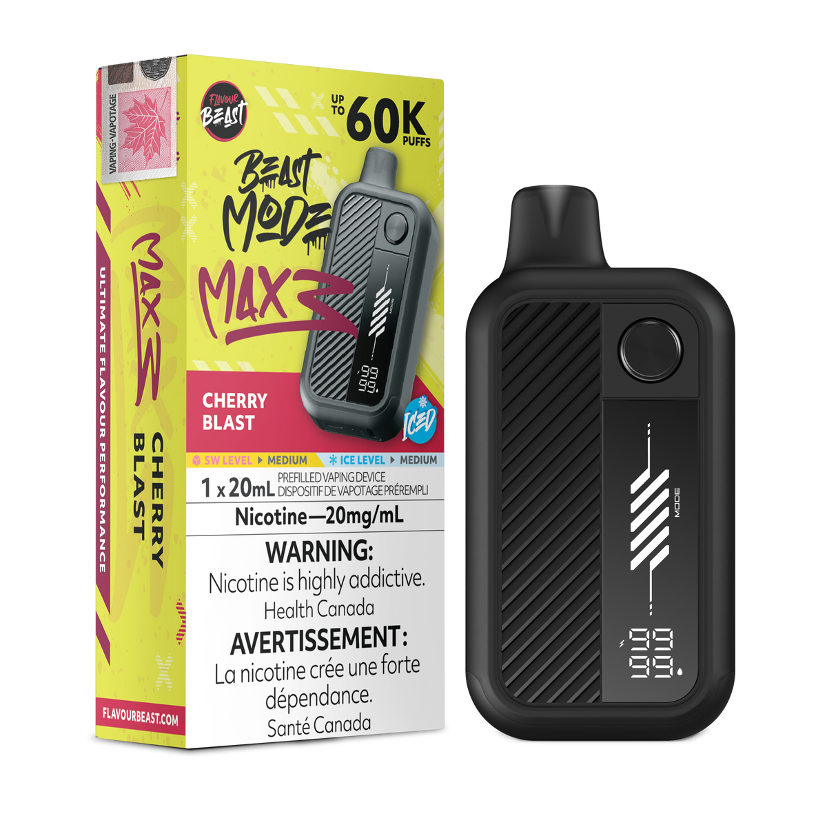 FLAVOUR BEAST BEAST MODE MAX 3 DISPOSABLE VAPE (ALBERTA)