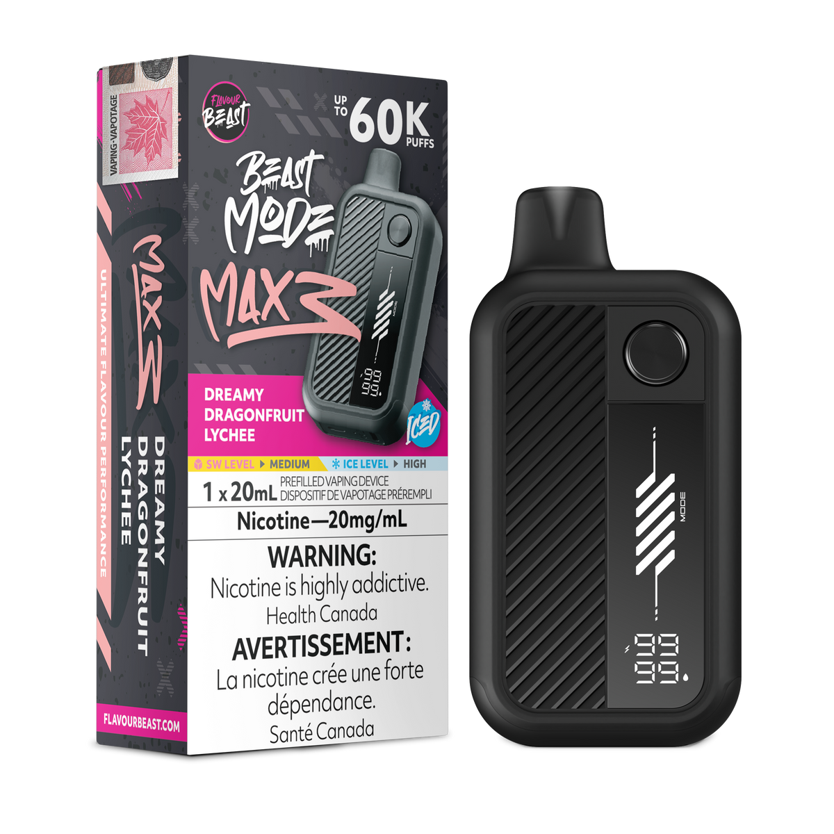 FLAVOUR BEAST BEAST MODE MAX 3 DISPOSABLE VAPE (ALBERTA)