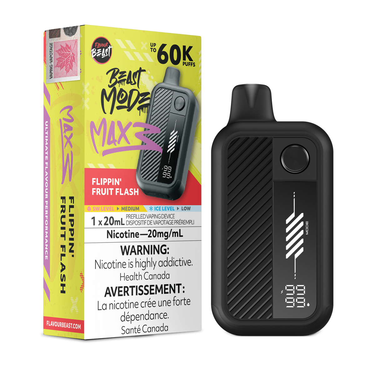 FLAVOUR BEAST BEAST MODE MAX 3 DISPOSABLE VAPE (ALBERTA)