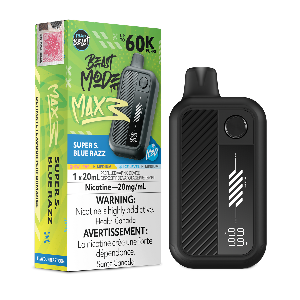 FLAVOUR BEAST BEAST MODE MAX 3 DISPOSABLE VAPE (ALBERTA)