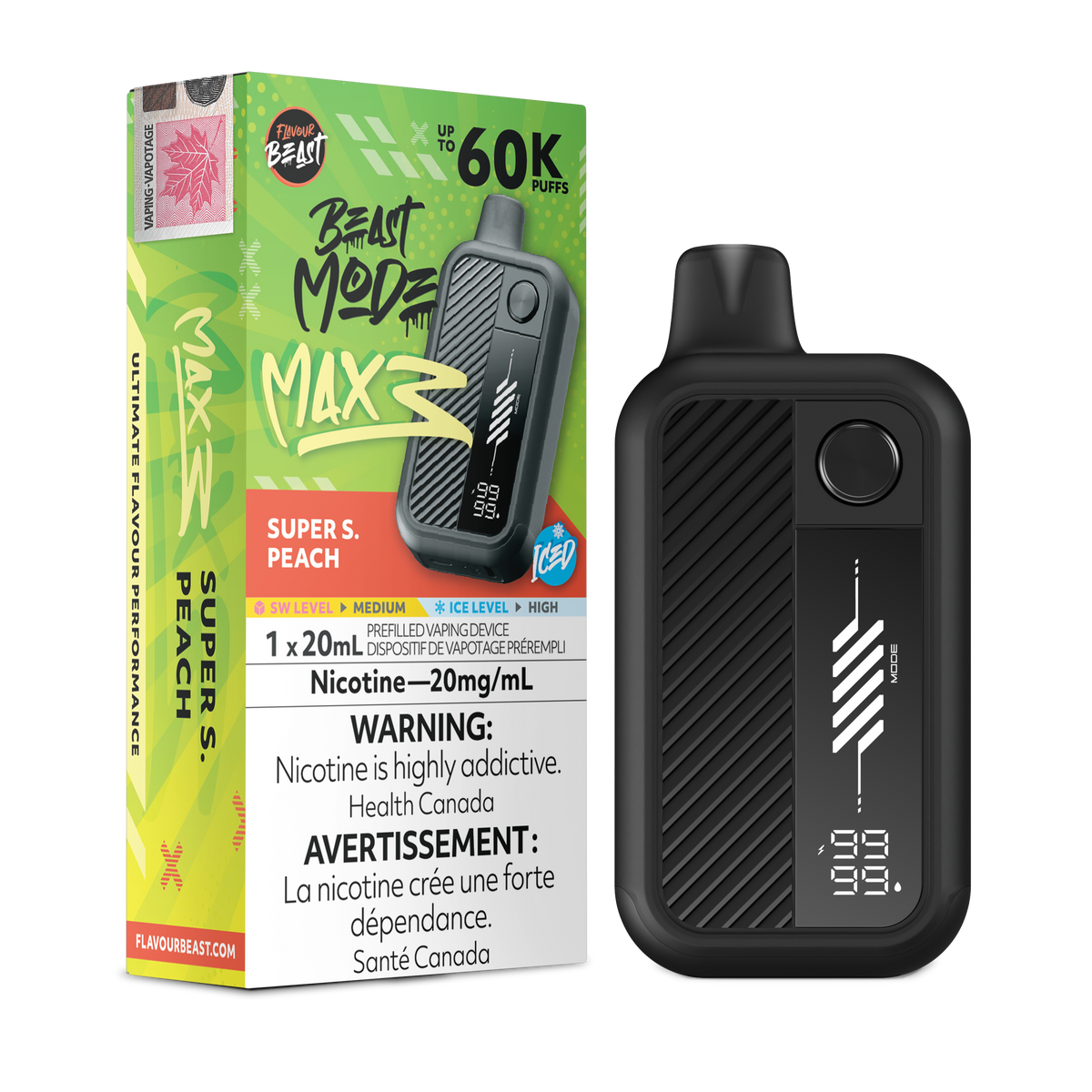 FLAVOUR BEAST BEAST MODE MAX 3 DISPOSABLE VAPE (ALBERTA)