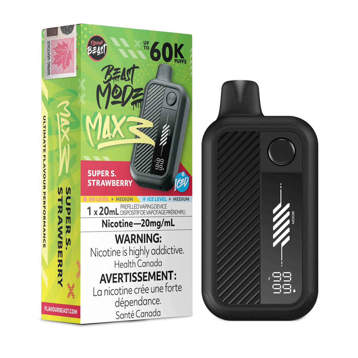 FLAVOUR BEAST BEAST MODE MAX 3 DISPOSABLE VAPE (ALBERTA)