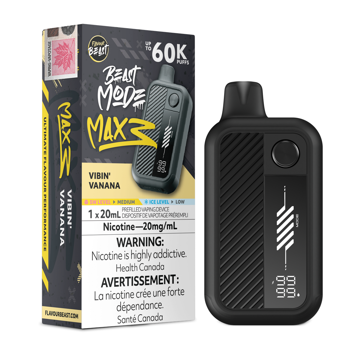FLAVOUR BEAST BEAST MODE MAX 3 DISPOSABLE VAPE (ALBERTA)