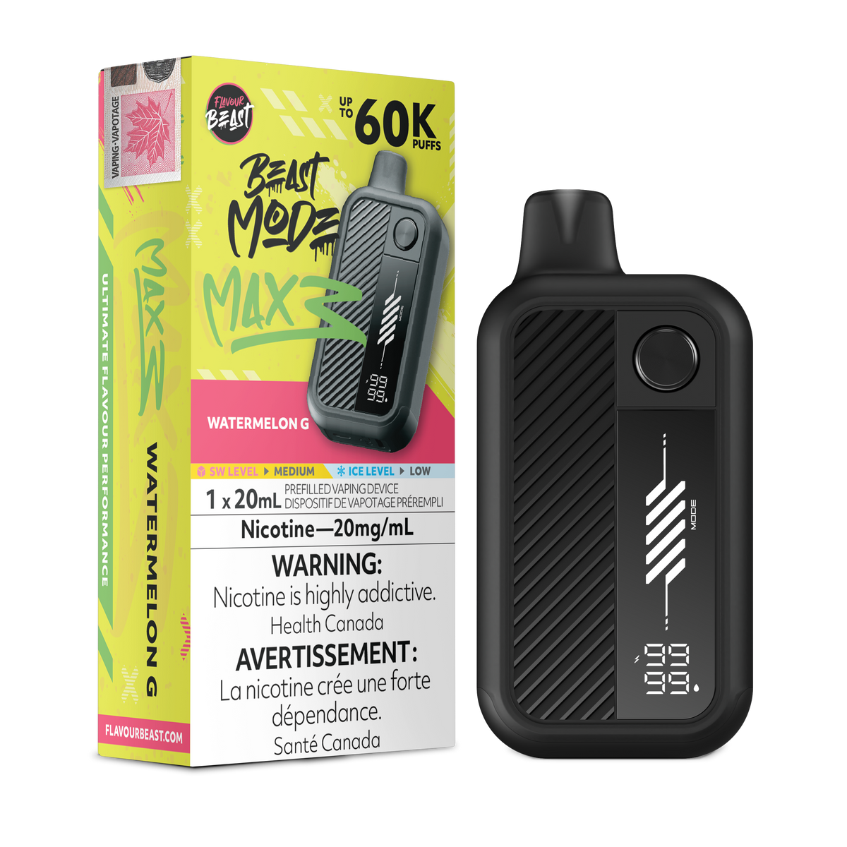FLAVOUR BEAST BEAST MODE MAX 3 DISPOSABLE VAPE (ALBERTA)