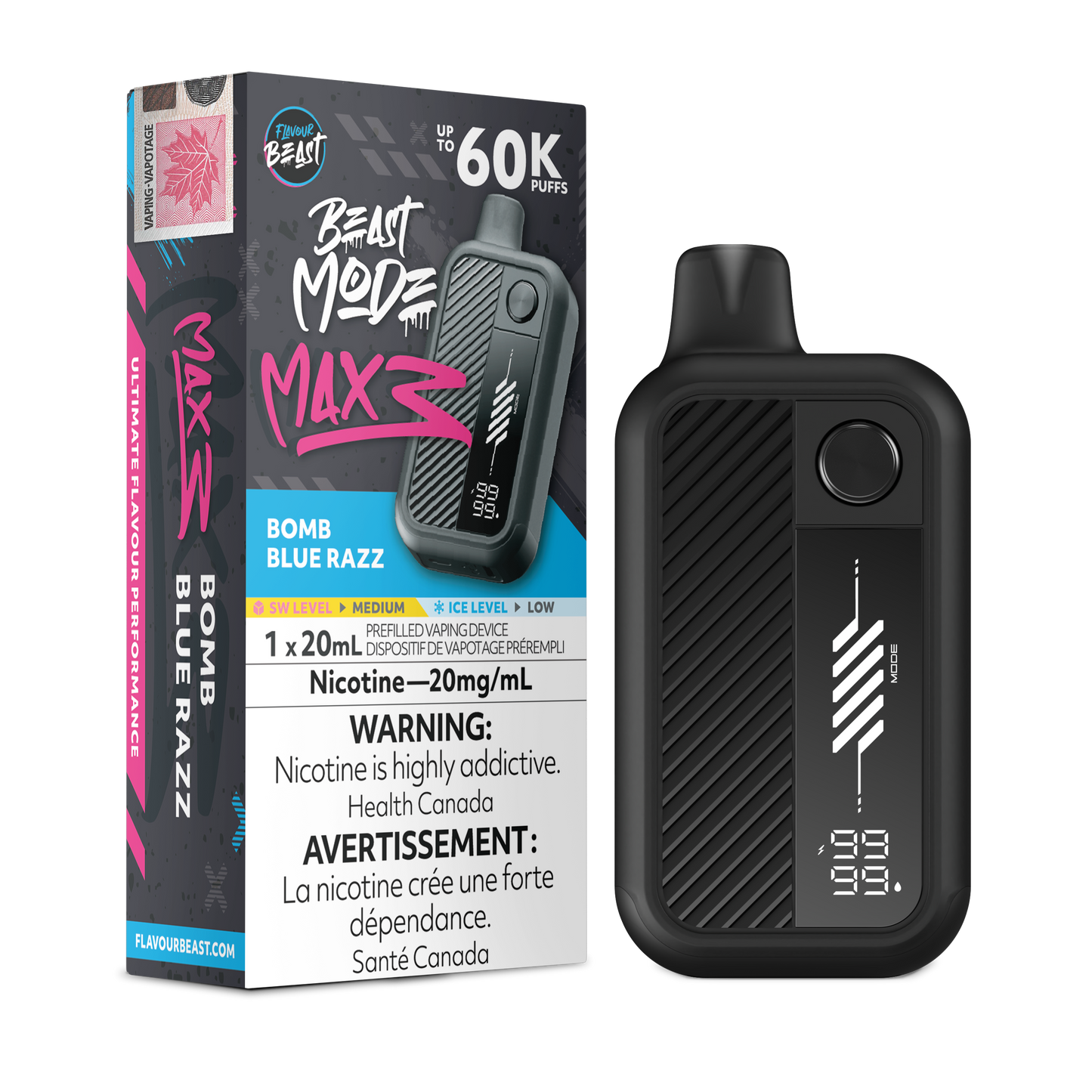 FLAVOUR BEAST BEAST MODE MAX 3 DISPOSABLE VAPE (ALBERTA)