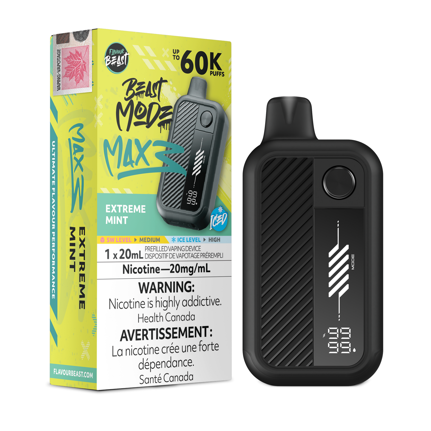 FLAVOUR BEAST BEAST MODE MAX 3 DISPOSABLE VAPE (ALBERTA)