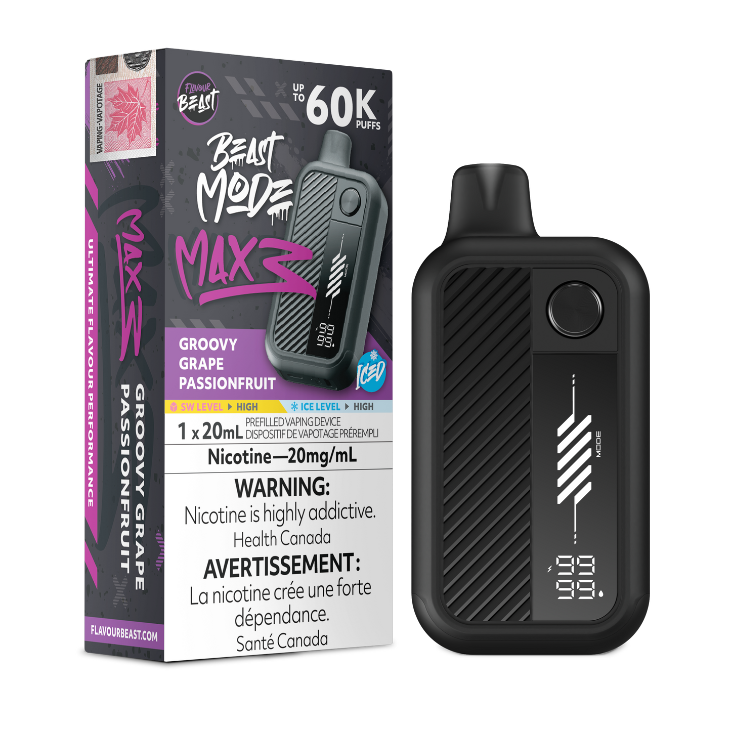 FLAVOUR BEAST BEAST MODE MAX 3 DISPOSABLE VAPE (ALBERTA)