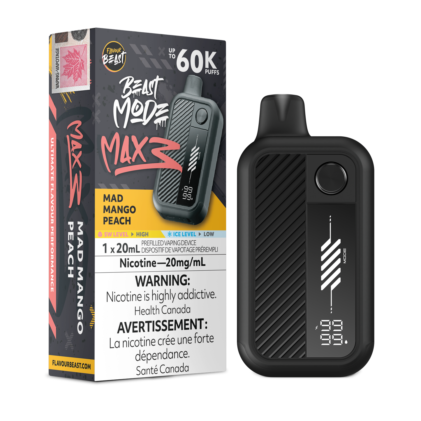 FLAVOUR BEAST BEAST MODE MAX 3 DISPOSABLE VAPE (ALBERTA)