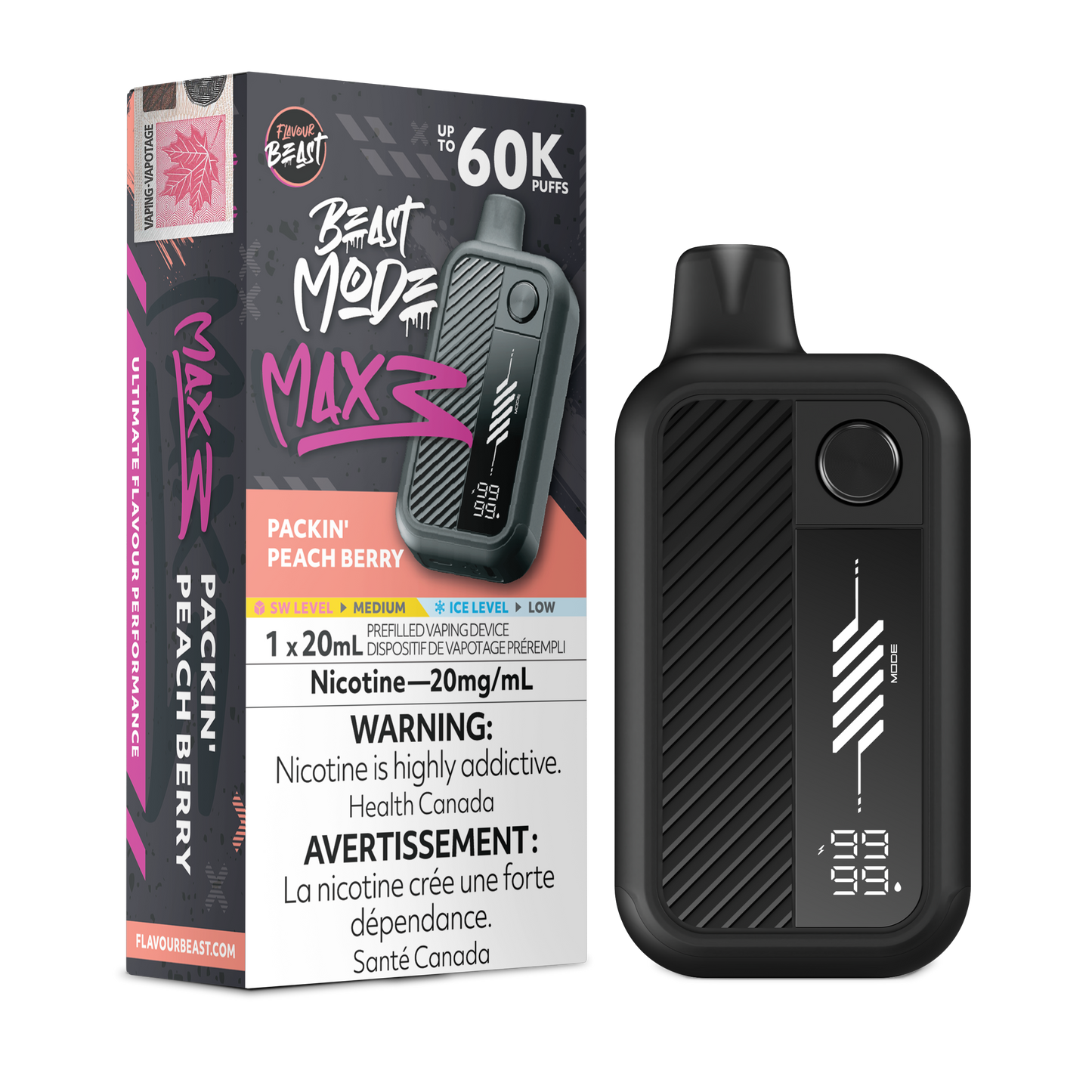 FLAVOUR BEAST BEAST MODE MAX 3 DISPOSABLE VAPE (ALBERTA)