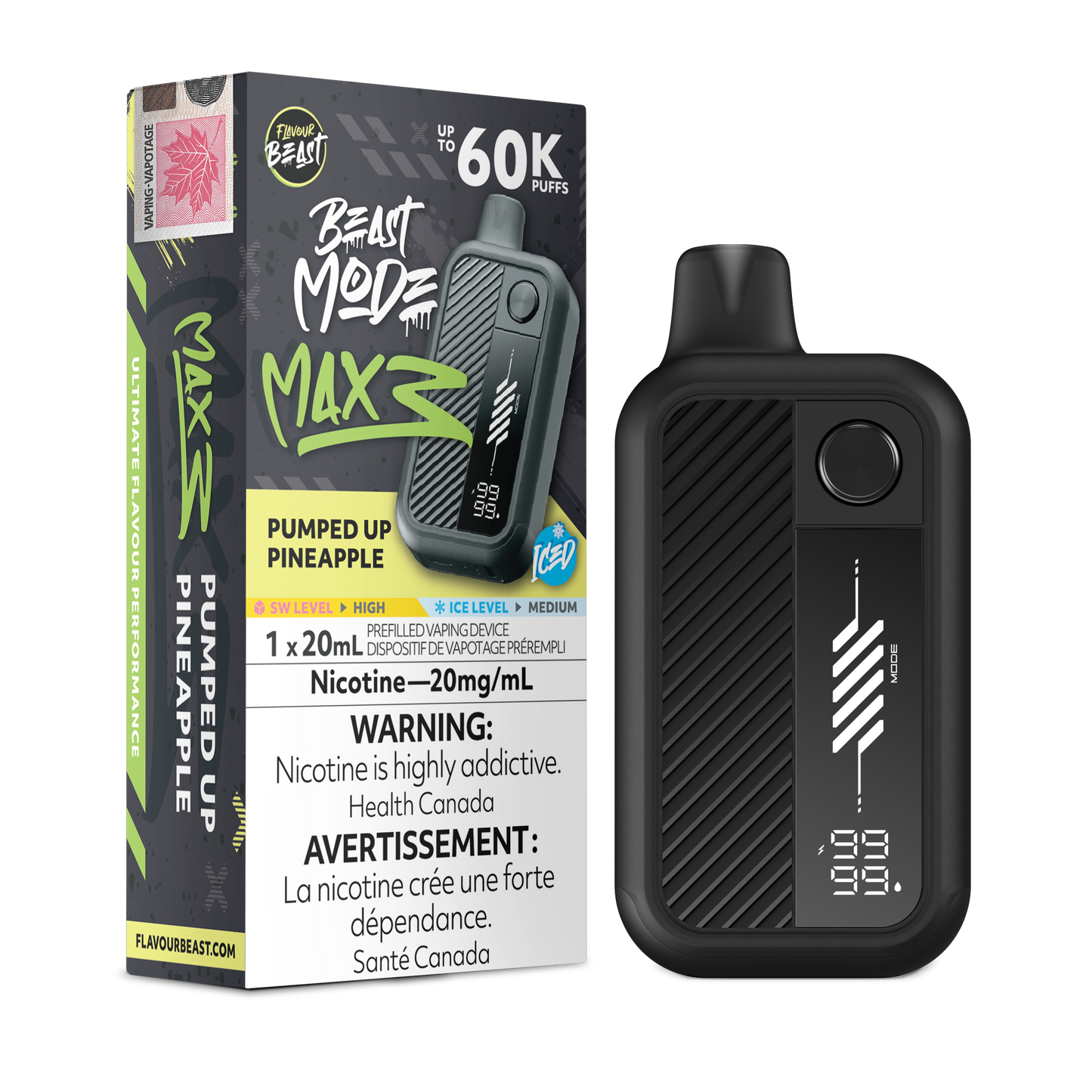 FLAVOUR BEAST BEAST MODE MAX 3 DISPOSABLE VAPE (ALBERTA)