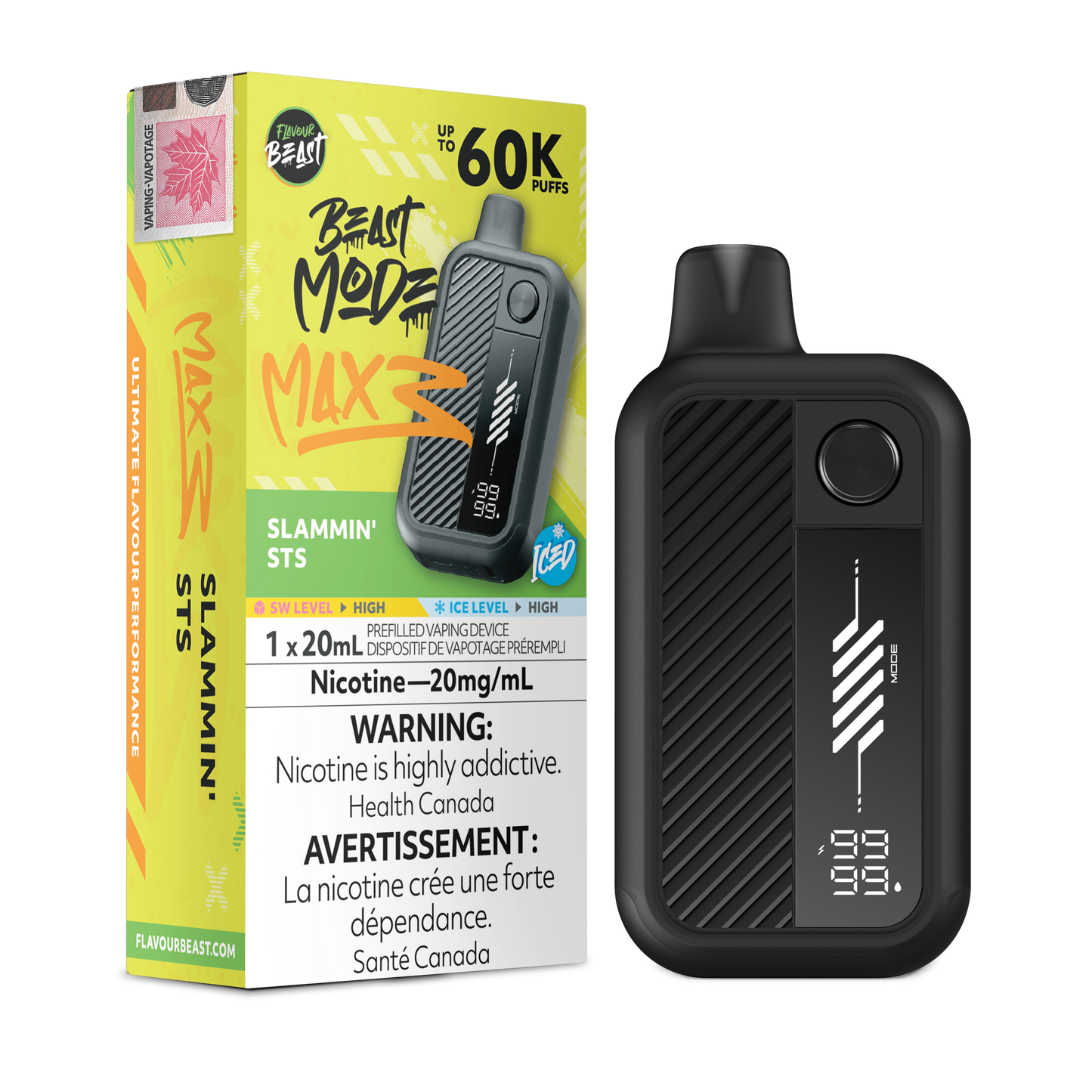 FLAVOUR BEAST BEAST MODE MAX 3 DISPOSABLE VAPE (ALBERTA)