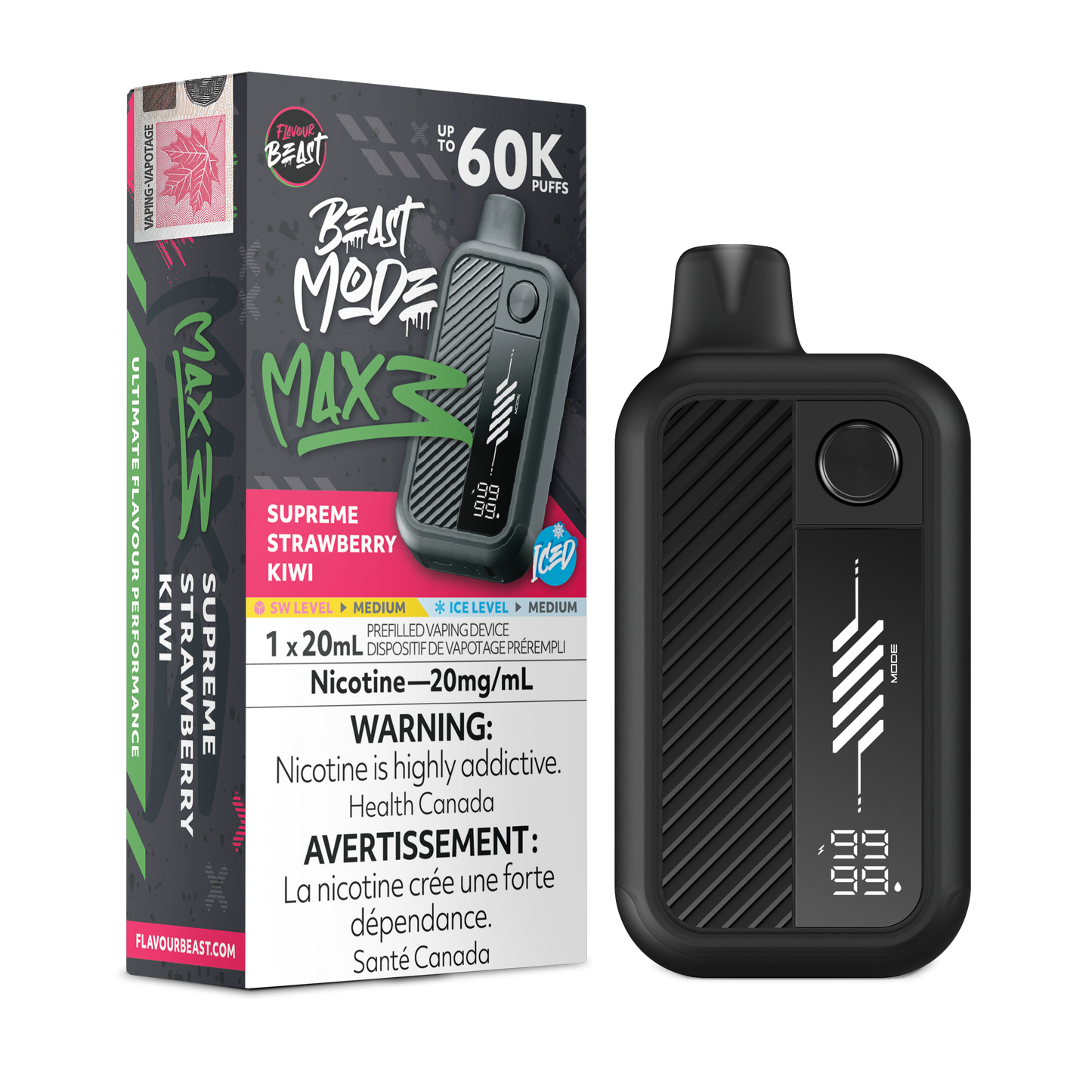 FLAVOUR BEAST BEAST MODE MAX 3 DISPOSABLE VAPE (ALBERTA)