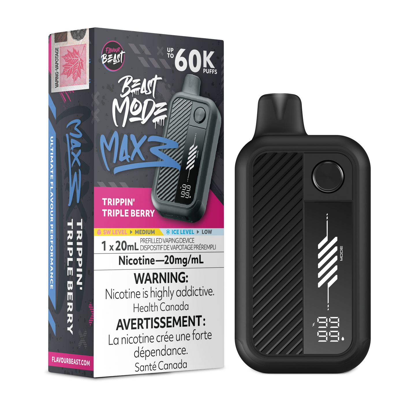 FLAVOUR BEAST BEAST MODE MAX 3 DISPOSABLE VAPE (ALBERTA)