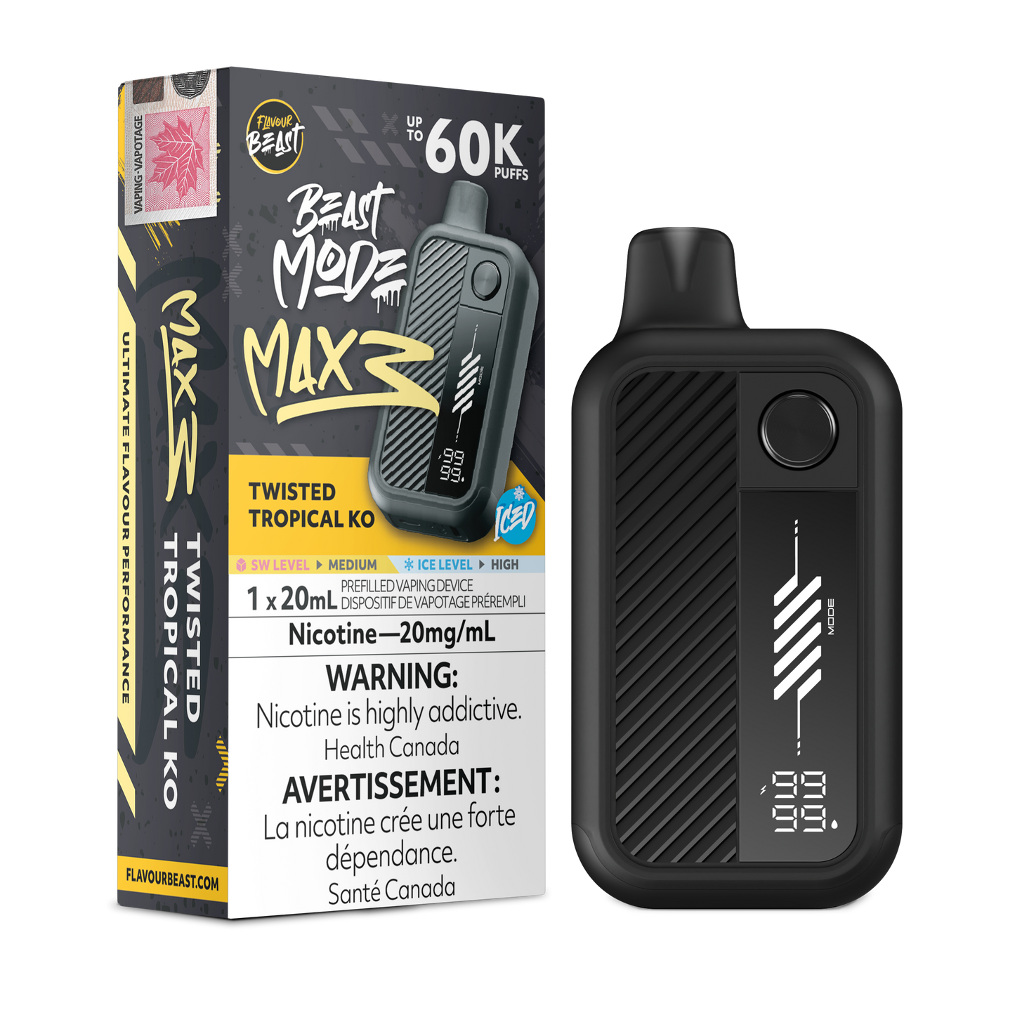 FLAVOUR BEAST BEAST MODE MAX 3 DISPOSABLE VAPE (ALBERTA)