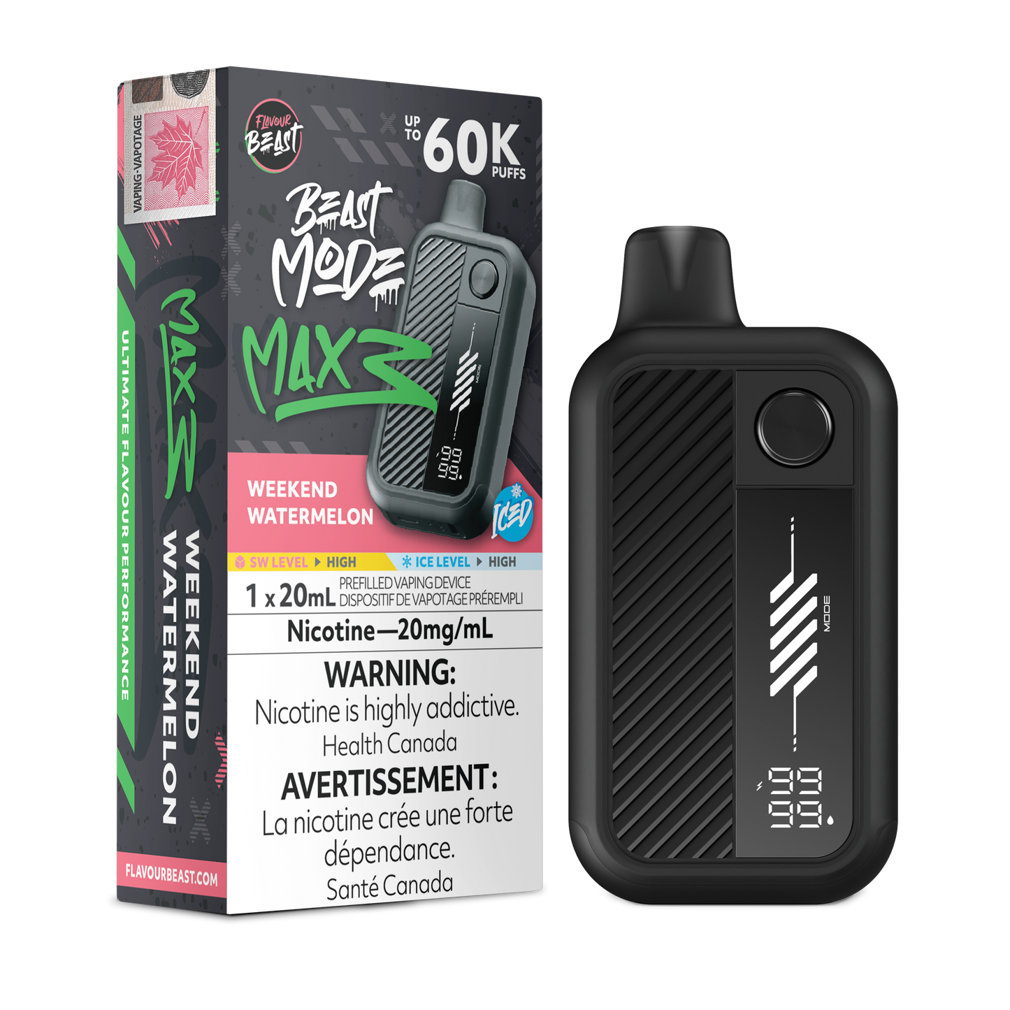 FLAVOUR BEAST BEAST MODE MAX 3 DISPOSABLE VAPE (ALBERTA)