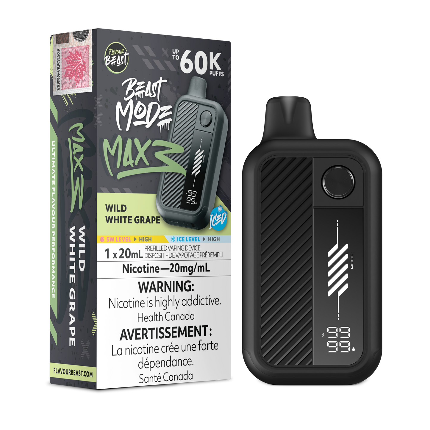 FLAVOUR BEAST BEAST MODE MAX 3 DISPOSABLE VAPE (ALBERTA)