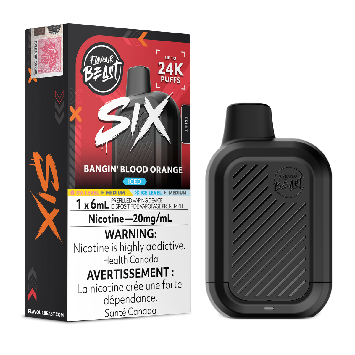 FLAVOUR BEAST SIX DISPOSABLE VAPE (ALBERTA)