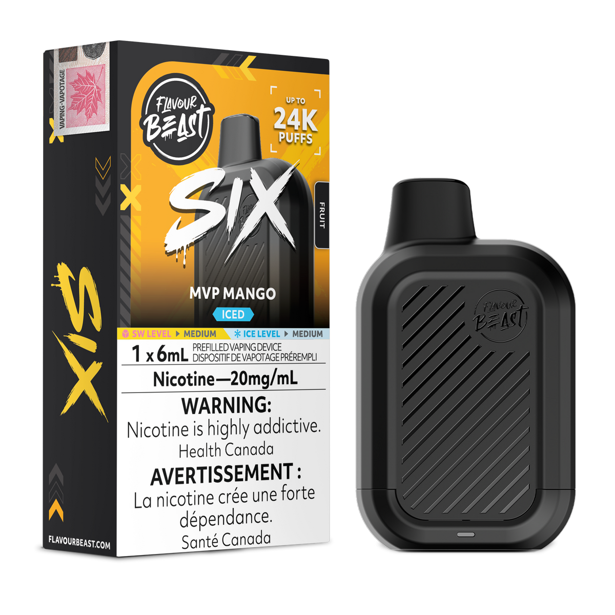 FLAVOUR BEAST SIX DISPOSABLE VAPE (ALBERTA)