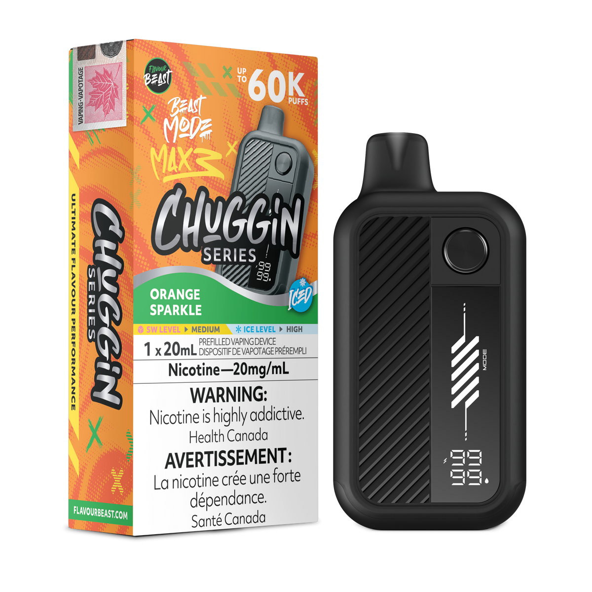 FLAVOUR BEAST BEAST MODE MAX 3 CHUGGIN SERIES DISPOSABLE VAPE (ALBERTA)