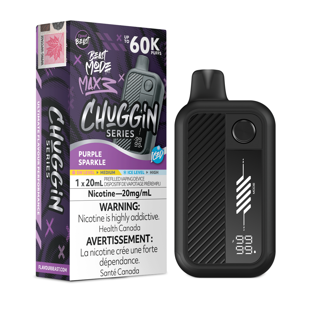 FLAVOUR BEAST BEAST MODE MAX 3 CHUGGIN SERIES DISPOSABLE VAPE (ALBERTA)