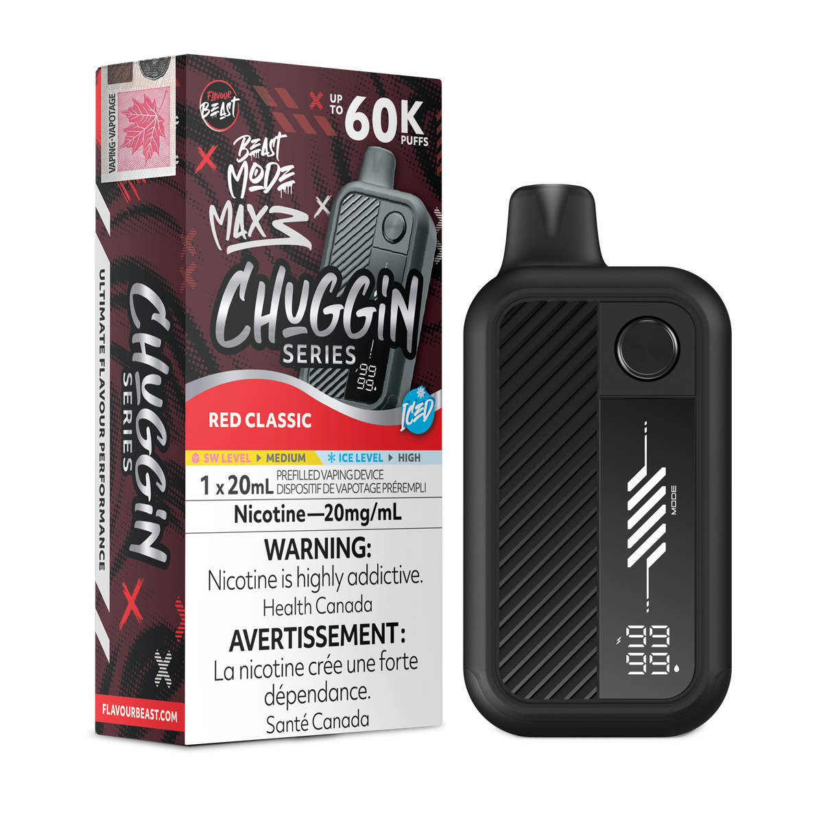 FLAVOUR BEAST BEAST MODE MAX 3 CHUGGIN SERIES DISPOSABLE VAPE (ALBERTA)