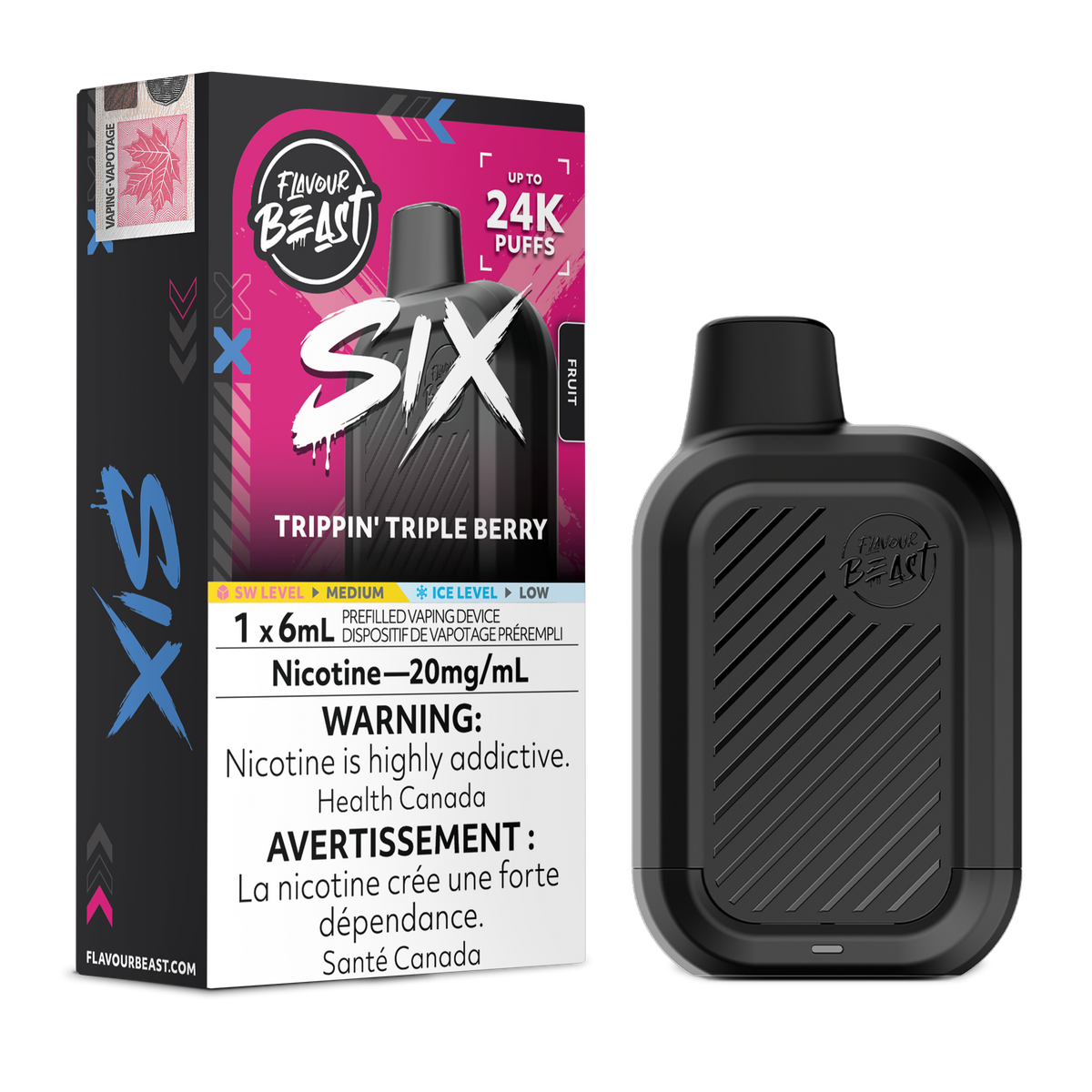 FLAVOUR BEAST SIX DISPOSABLE VAPE (ALBERTA)