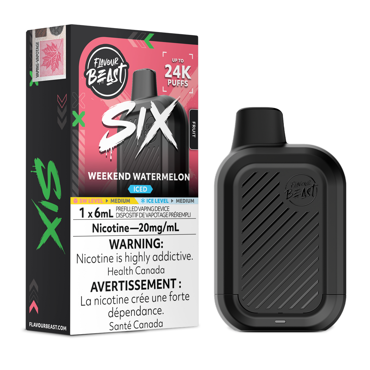 FLAVOUR BEAST SIX DISPOSABLE VAPE (ALBERTA)
