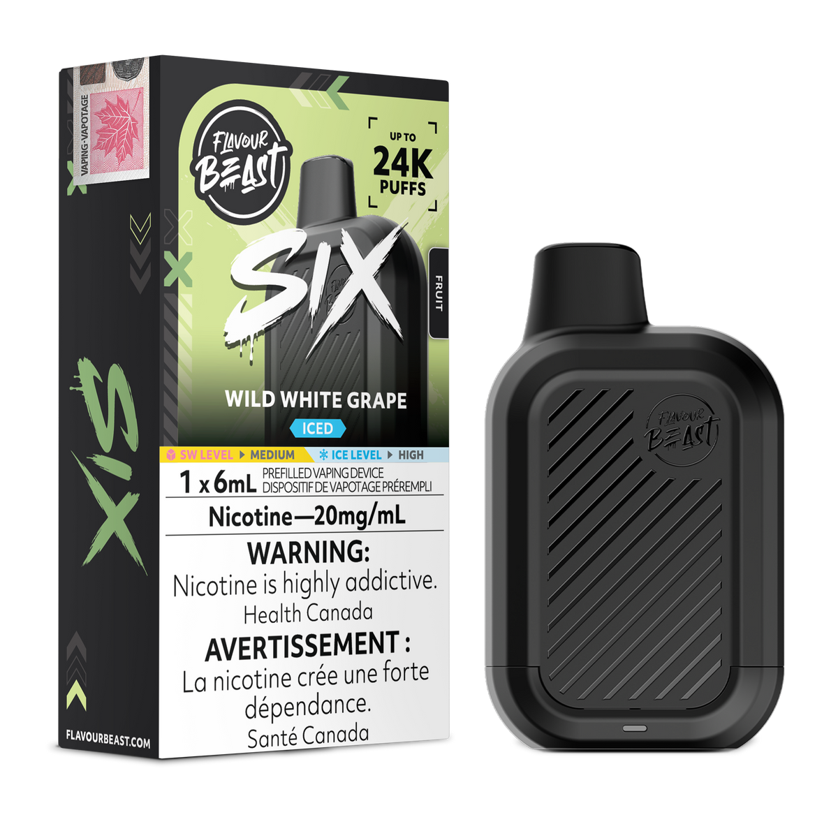 FLAVOUR BEAST SIX DISPOSABLE VAPE (ALBERTA)