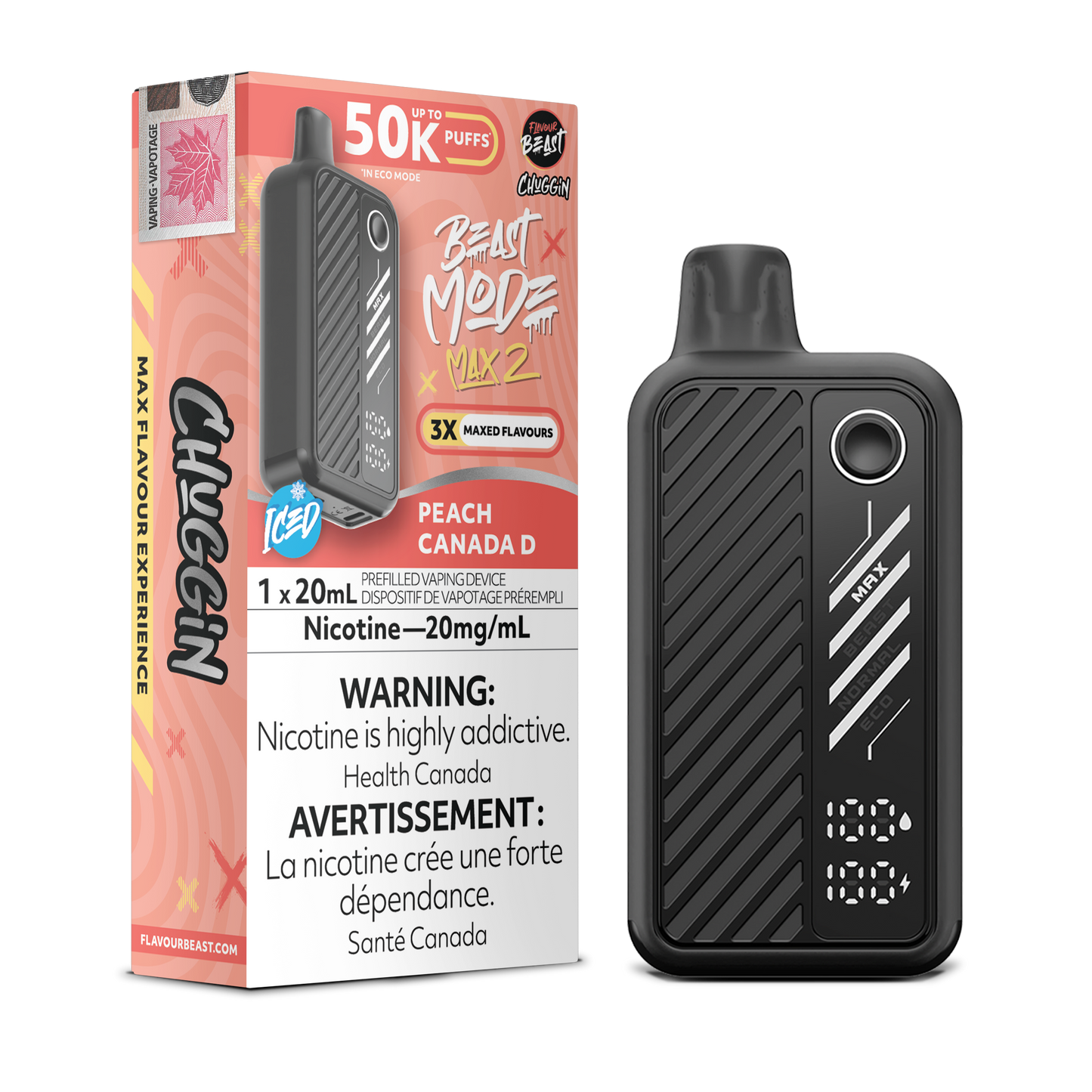 FLAVOUR BEAST BEAST MODE MAX 2 50K DISPOSABLE VAPE (ALBERTA)