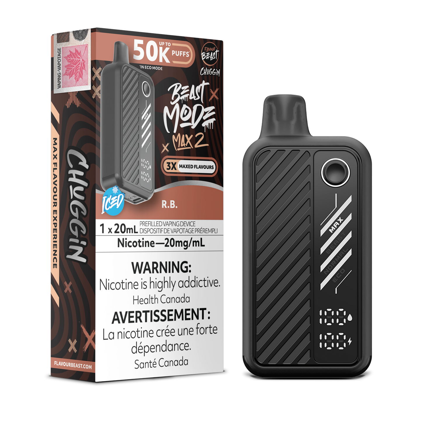 FLAVOUR BEAST BEAST MODE MAX 2 50K DISPOSABLE VAPE (ALBERTA)