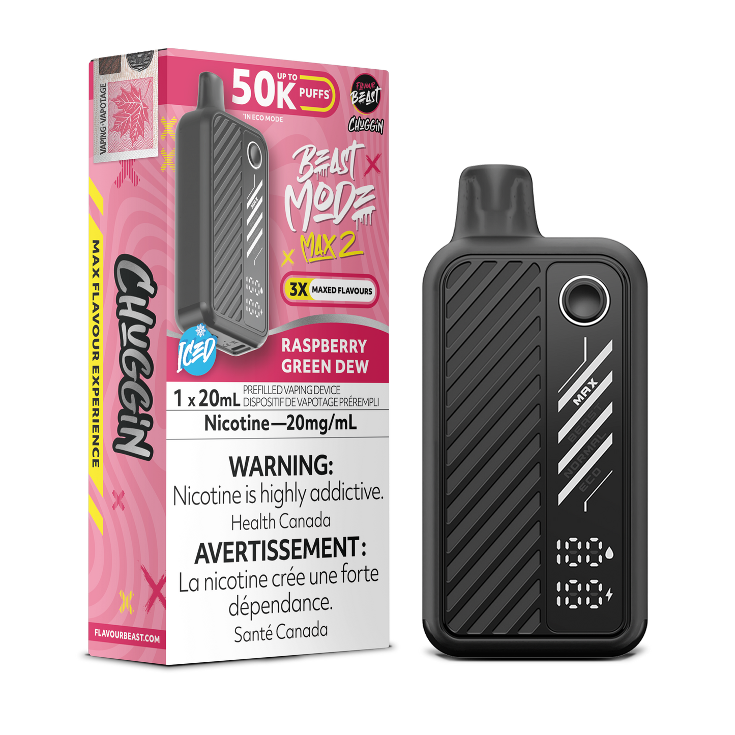 FLAVOUR BEAST BEAST MODE MAX 2 50K DISPOSABLE VAPE (ALBERTA)