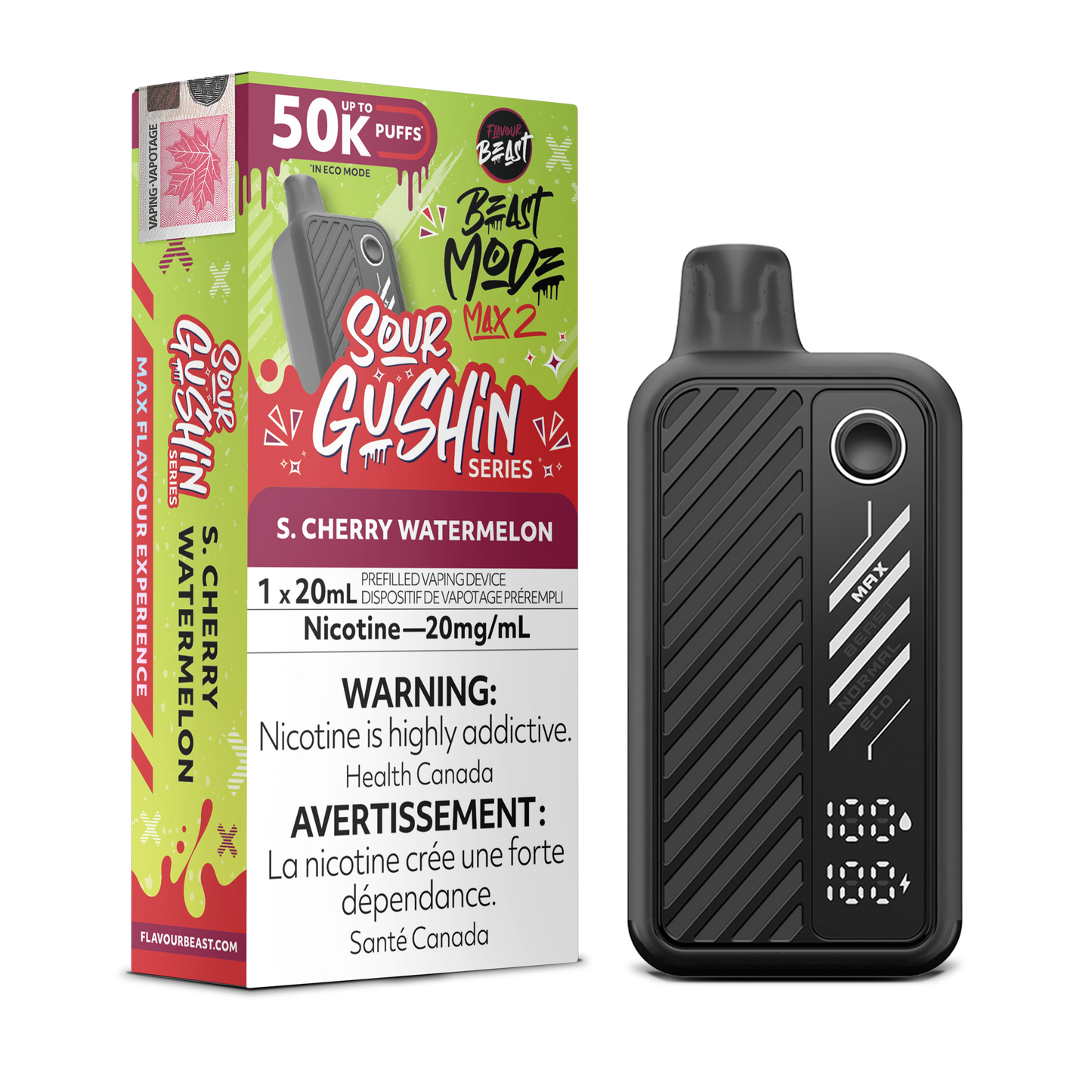 FLAVOUR BEAST BEAST MODE MAX 2 50K DISPOSABLE VAPE (ALBERTA)