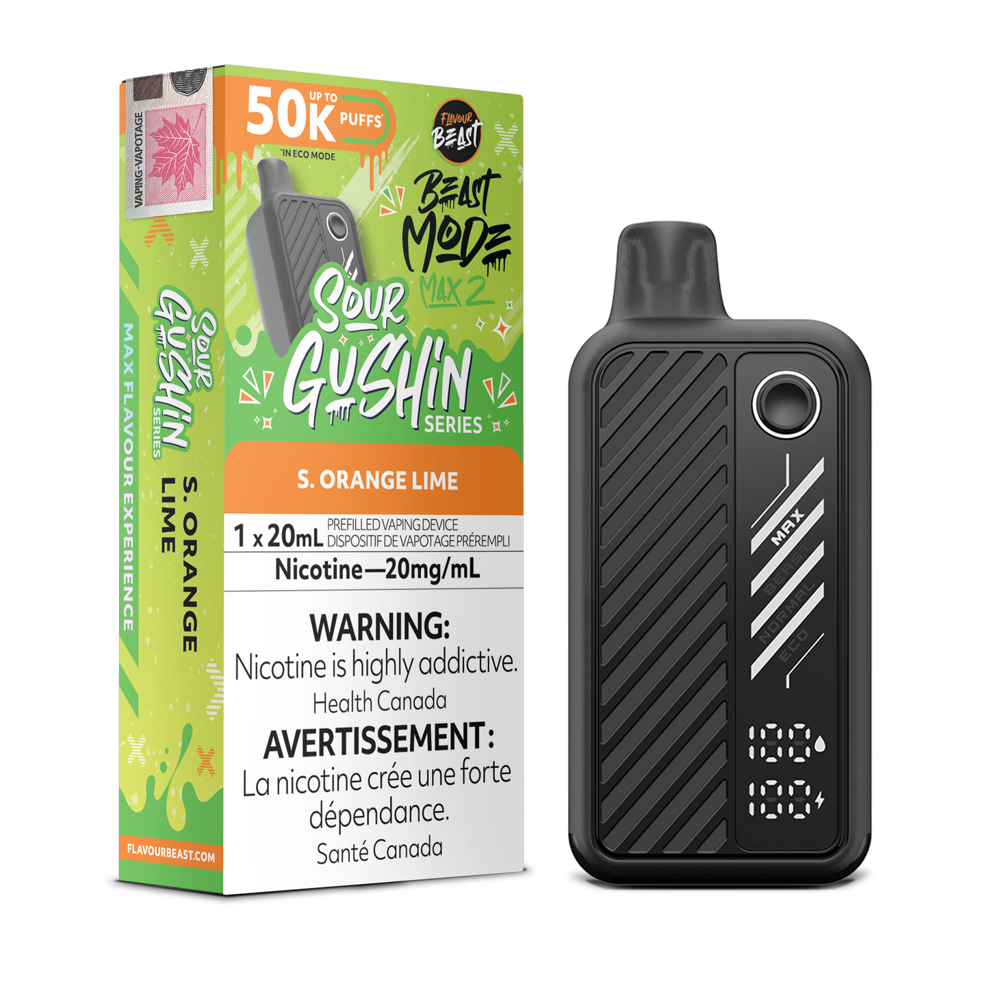 FLAVOUR BEAST BEAST MODE MAX 2 50K DISPOSABLE VAPE (ALBERTA)