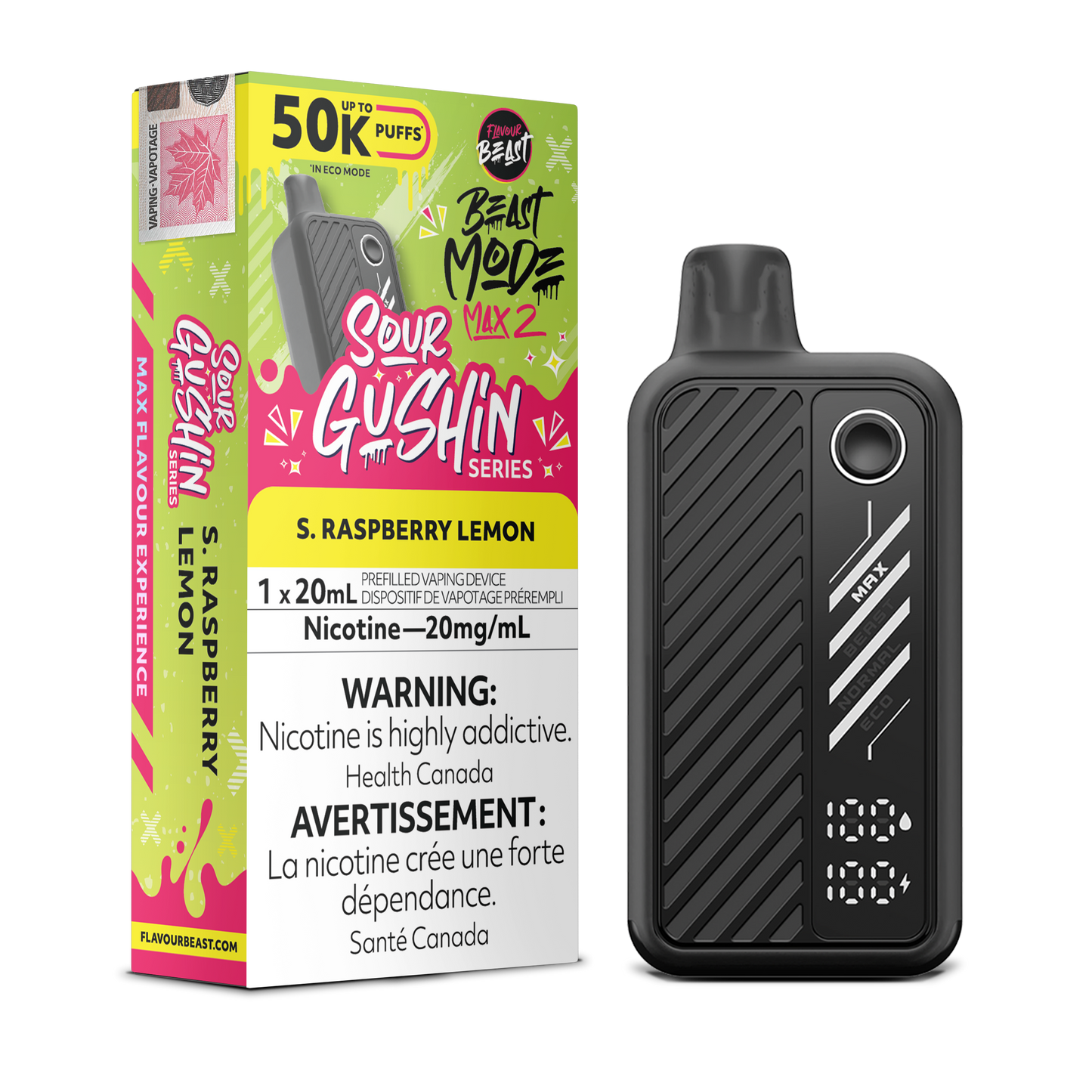 FLAVOUR BEAST BEAST MODE MAX 2 50K DISPOSABLE VAPE (ALBERTA)