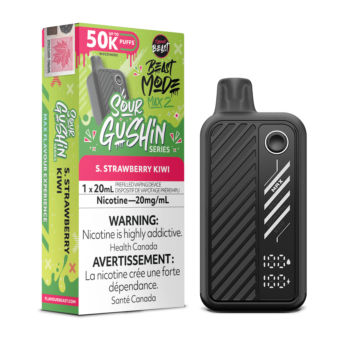 FLAVOUR BEAST BEAST MODE MAX 2 50K DISPOSABLE VAPE (ALBERTA)