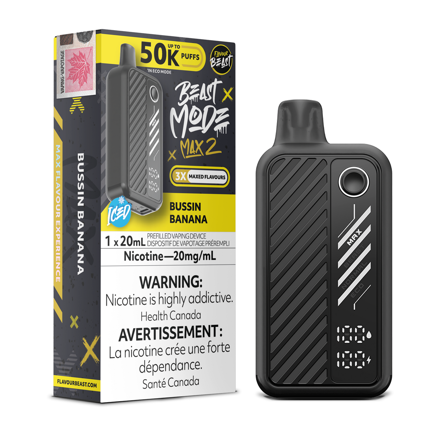 FLAVOUR BEAST BEAST MODE MAX 2 50K DISPOSABLE VAPE (ALBERTA)