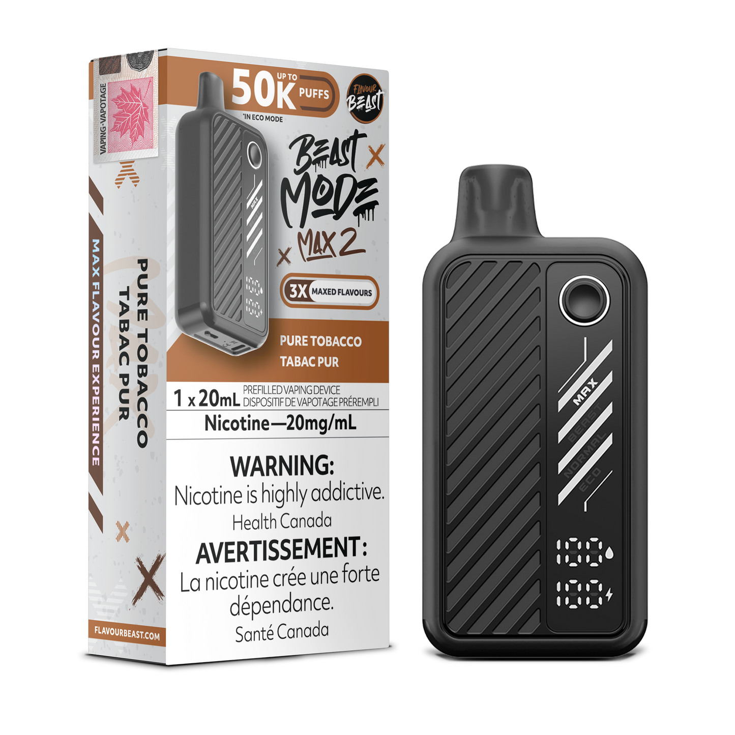 FLAVOUR BEAST BEAST MODE MAX 2 50K DISPOSABLE VAPE (ALBERTA)