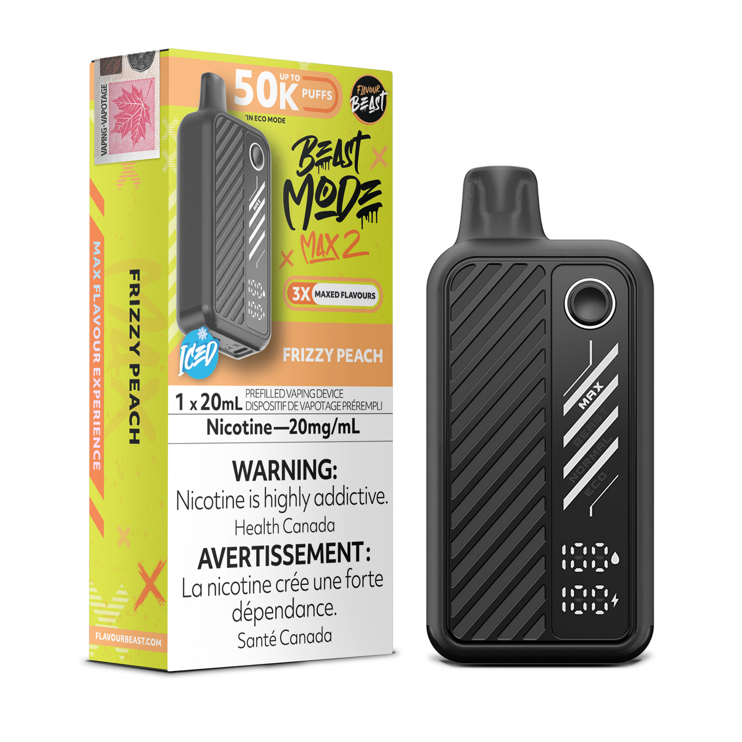 FLAVOUR BEAST BEAST MODE MAX 2 50K DISPOSABLE VAPE (ALBERTA)
