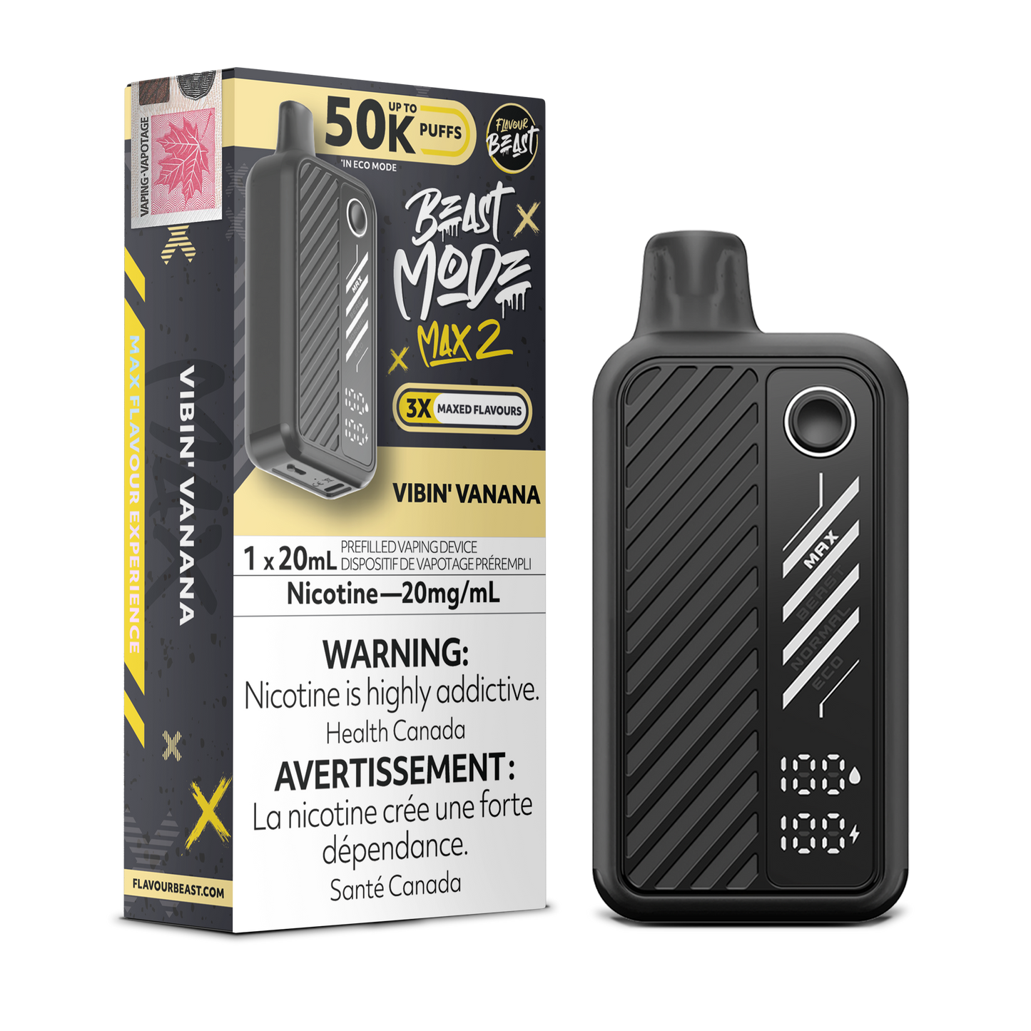 FLAVOUR BEAST BEAST MODE MAX 2 50K DISPOSABLE VAPE (ALBERTA)