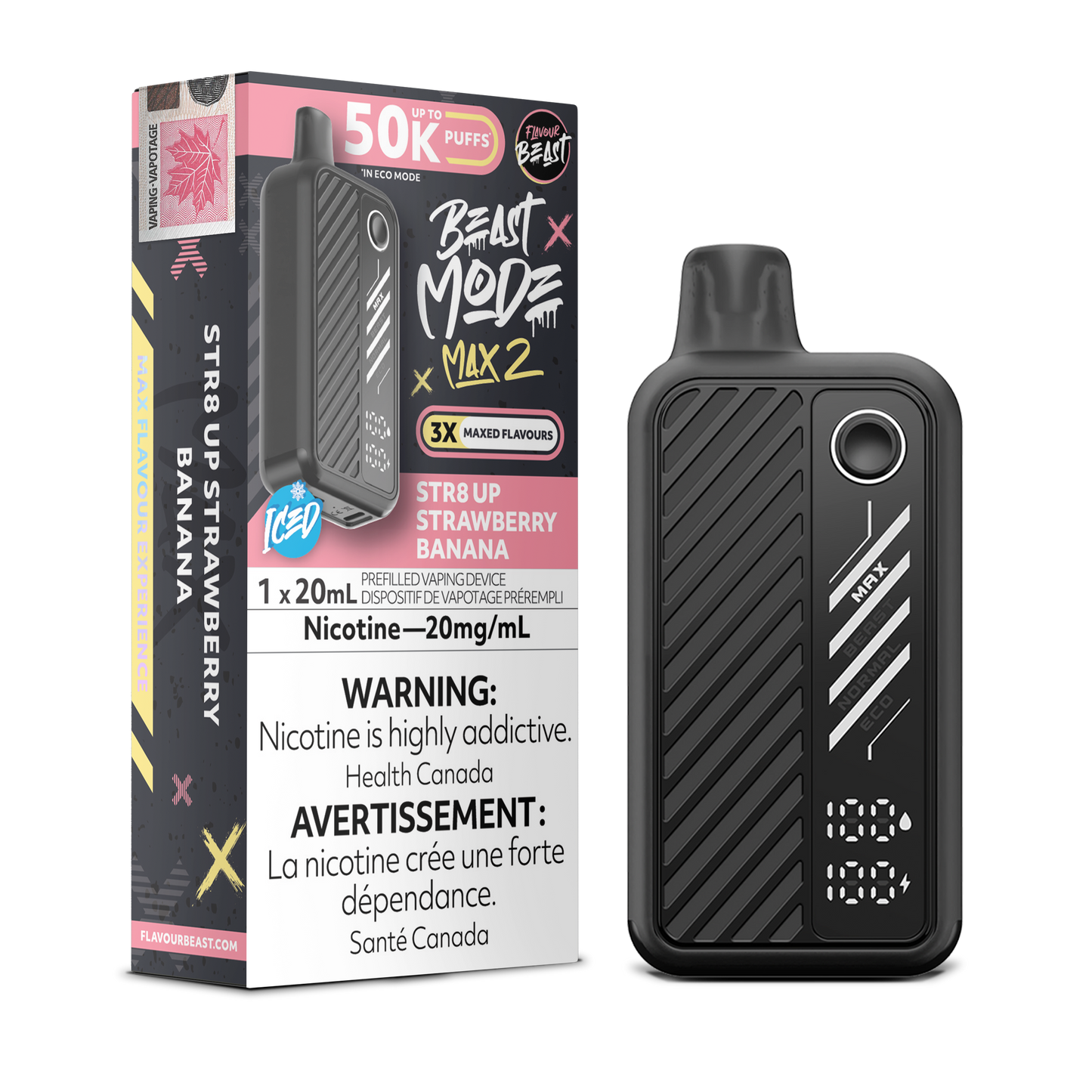 FLAVOUR BEAST BEAST MODE MAX 2 50K DISPOSABLE VAPE (ALBERTA)