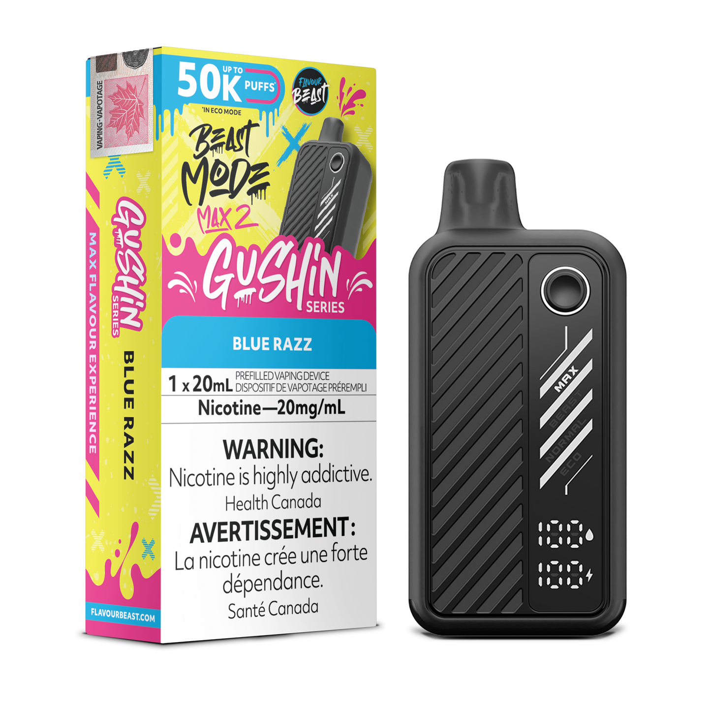 FLAVOUR BEAST BEAST MODE MAX 2 50K DISPOSABLE VAPE (ALBERTA)