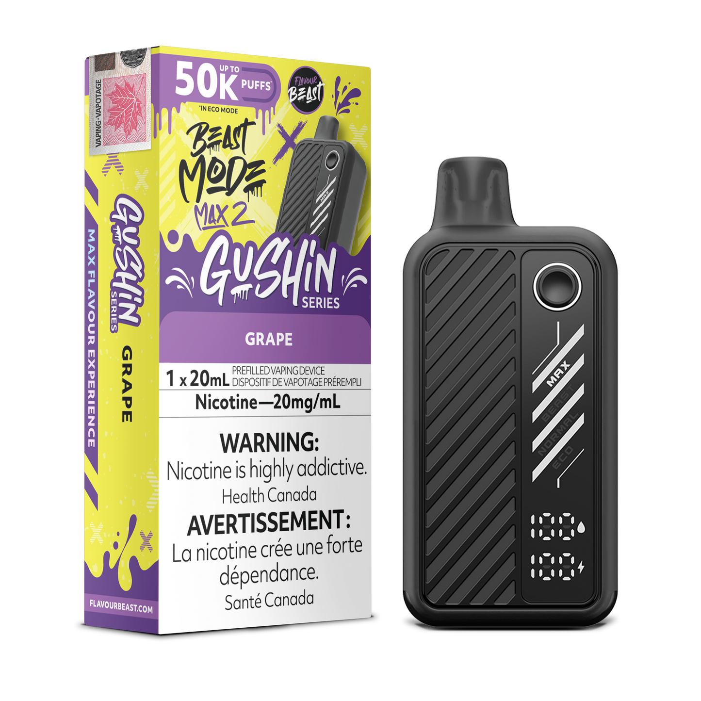 FLAVOUR BEAST BEAST MODE MAX 2 50K DISPOSABLE VAPE (ALBERTA)